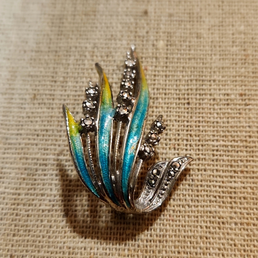 Sterling Pin Signed Germany EB